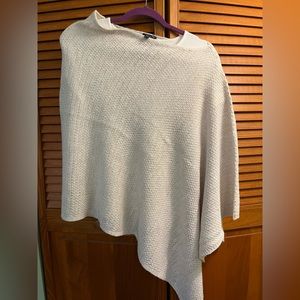 White Poncho Eileen Fisher (OS)